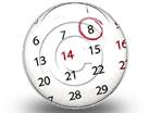Marked Calendar Circle Color Pencil PPT PowerPoint Image Picture