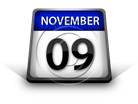 Calendar November 09 PPT PowerPoint Image Picture