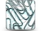 Paperclips Square Color Pencil PPT PowerPoint Image Picture