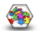 Puzzle Heap Hex PPT PowerPoint Image Picture