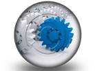 Rolling Cog Circle PPT PowerPoint Image Picture