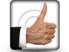 thumbs up down B2 PPT PowerPoint Image Picture