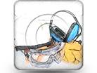 Safety Gear Square Color Pencil PPT PowerPoint Image Picture