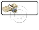 money lock Rectangle PPT PowerPoint Image Picture