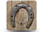 Lucky Horse Shoe 01 Square PPT PowerPoint Image Picture