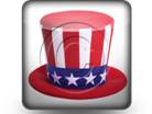 Uncle Sam Hat Square PPT PowerPoint Image Picture