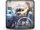 Download wheelchair female b PowerPoint Icon and other software plugins for Microsoft PowerPoint