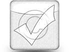 Checkmark Sketch Light PPT PowerPoint Image Picture