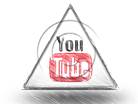 YouTube Tri Color Pen PPT PowerPoint Image Picture