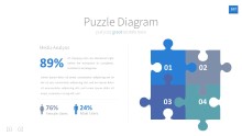 PowerPoint Infographic - InfoGraphic 107 Blue