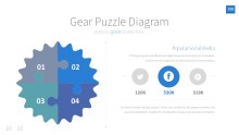 PowerPoint Infographic - InfoGraphic 108 Blue