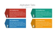 PowerPoint Infographic - 035 Flat Numbered Tabs