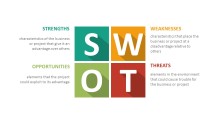 PowerPoint Infographic - 041 Flat SWOT Infographic