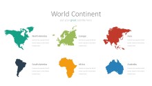 PowerPoint Infographic - 045 World Continents