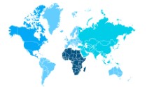 World Map 306 Split