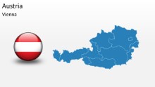 PowerPoint Map - Austria