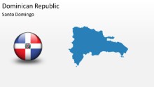 PowerPoint Map - Dominican Republic