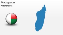 PowerPoint Map - Madagascar