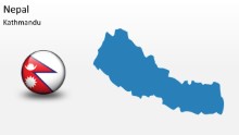 PowerPoint Map - Nepal