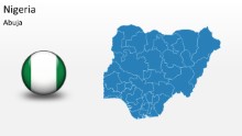 PowerPoint Map - Nigeria