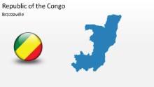 PowerPoint Map - Republic of the Congo