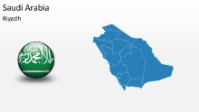 PowerPoint Map - Saudi Arabia