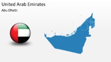 PowerPoint Map - United Arab Emirates