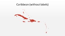 PowerPoint Map - Caribbean 008