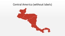 PowerPoint Map - Central America 004