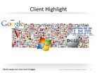 Clients Hightlight PPT PowerPoint presentation slide layout