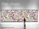 Clients Wall Scroll PPT PowerPoint presentation slide layout