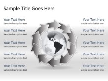 Download arrowcycle a 10gray globe PowerPoint Slide and other software plugins for Microsoft PowerPoint