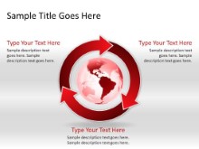 Download arrowcycle a 3red globe PowerPoint Slide and other software plugins for Microsoft PowerPoint