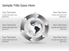 Download arrowcycle a 6gray globe PowerPoint Slide and other software plugins for Microsoft PowerPoint