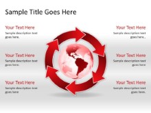 Download arrowcycle a 6red globe PowerPoint Slide and other software plugins for Microsoft PowerPoint