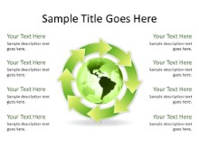 Download arrowcycle b 8green globe PowerPoint Slide and other software plugins for Microsoft PowerPoint