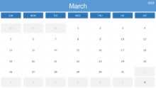 2023 Calendar Monthly March