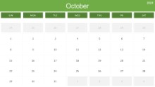 2023 Calendar Monthly October