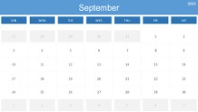2023 Calendar Monthly September