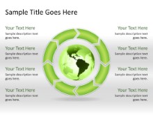 Download chrevoncycle b 8green clockwise globe PowerPoint Slide and other software plugins for Microsoft PowerPoint