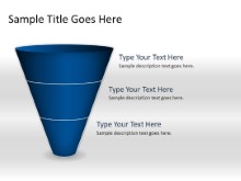 Download cone down 3blue PowerPoint Slide and other software plugins for Microsoft PowerPoint