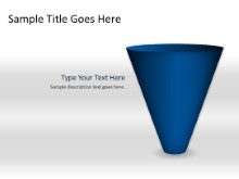 Download cone down c 1blue PowerPoint Slide and other software plugins for Microsoft PowerPoint