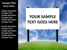 Custom Billboard Message PPT PowerPoint presentation slide layout