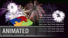 Fireworks Text PPT PowerPoint presentation slide layout