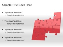 Download puzzle 11a red PowerPoint Slide and other software plugins for Microsoft PowerPoint