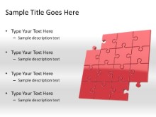 Download puzzle 14a red PowerPoint Slide and other software plugins for Microsoft PowerPoint