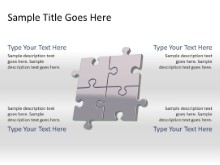 Download puzzle 4a gray PowerPoint Slide and other software plugins for Microsoft PowerPoint