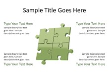Download puzzle 4a green PowerPoint Slide and other software plugins for Microsoft PowerPoint