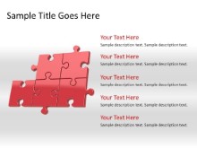 Download puzzle 5b red PowerPoint Slide and other software plugins for Microsoft PowerPoint