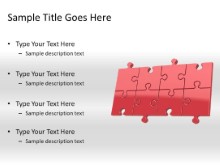 Download puzzle 8a red PowerPoint Slide and other software plugins for Microsoft PowerPoint